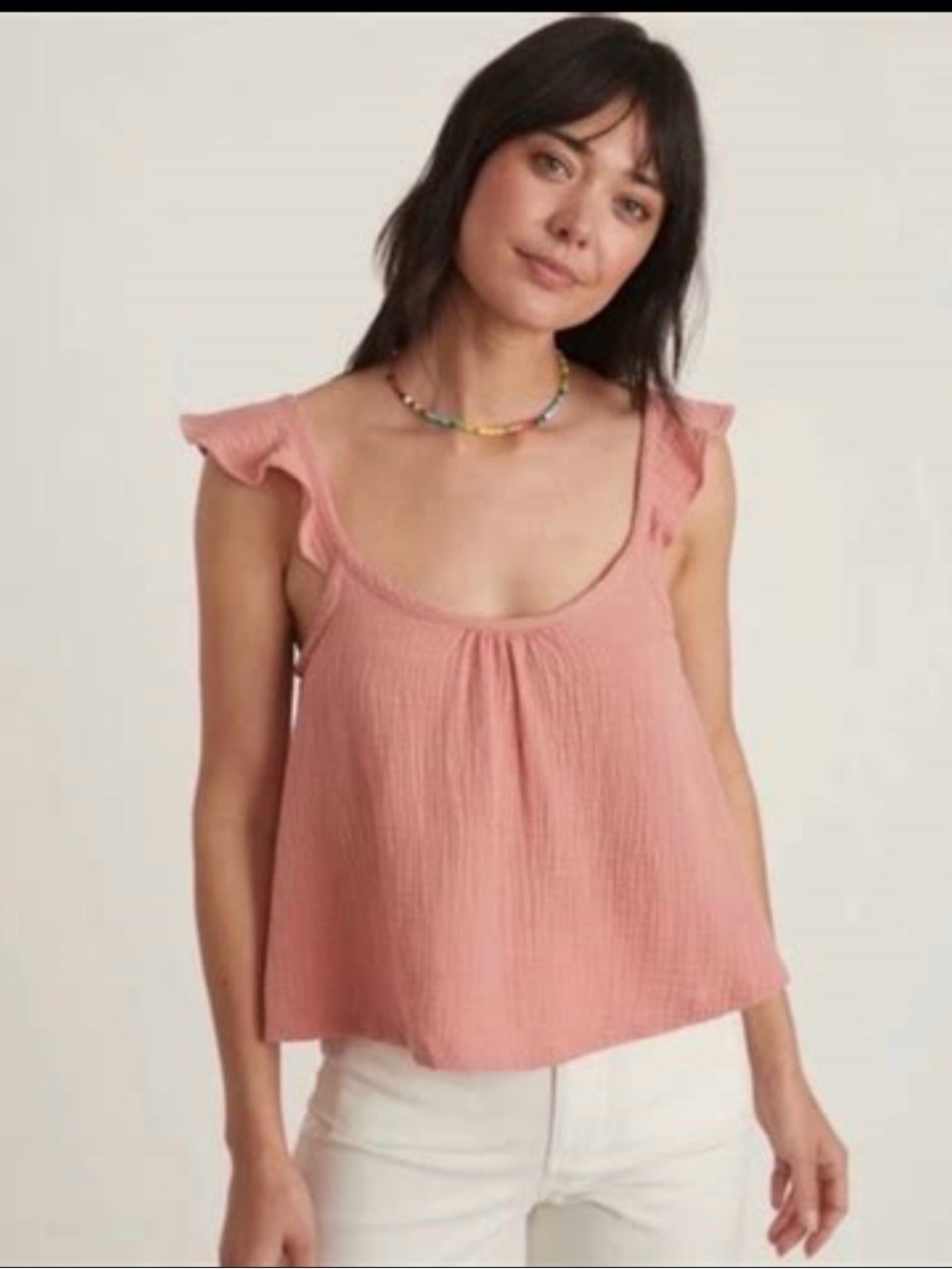 Nwt Marine Layer Jude Flutter Sleeve tank top